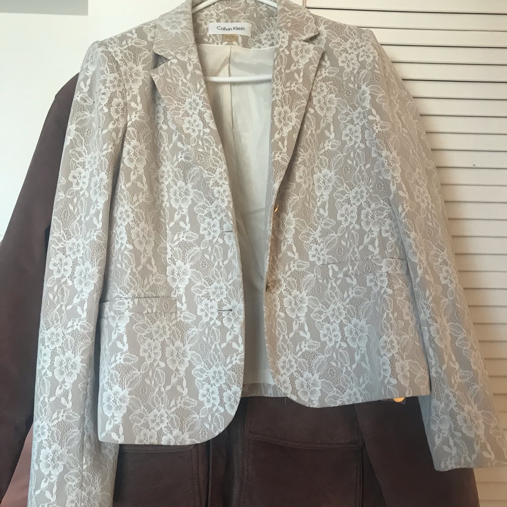 Calvin Klein Blazer And Skirt. Like New.